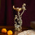 Esplanade Brass Peacock Design Diya - Traditional Festive Decor, Solid Heavy Brass Oil Lamp, Elegant Royal Aesthetic for Diwali, Wedding, Housewarming, Pooja Room - Handcrafted Decorative Showpiece