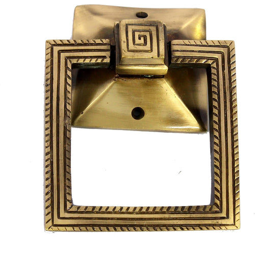 eSplanade Brass Hand Towel Hanger Holder Towel Holding Ring | Bathroom Accessories | Bath Decor - Golden - 5.5