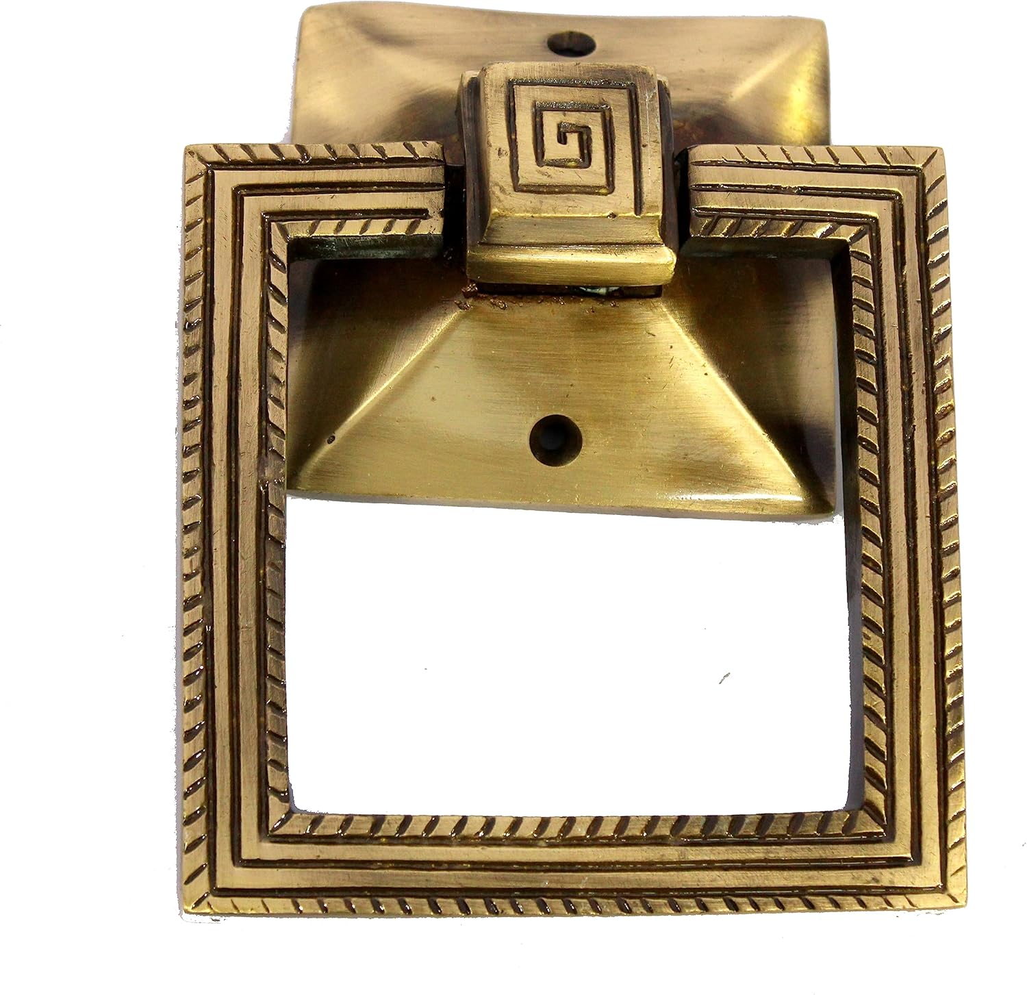 eSplanade Brass Hand Towel Hanger Holder Towel Holding Ring | Bathroom Accessories | Bath Decor - Golden - 5.5" Inches