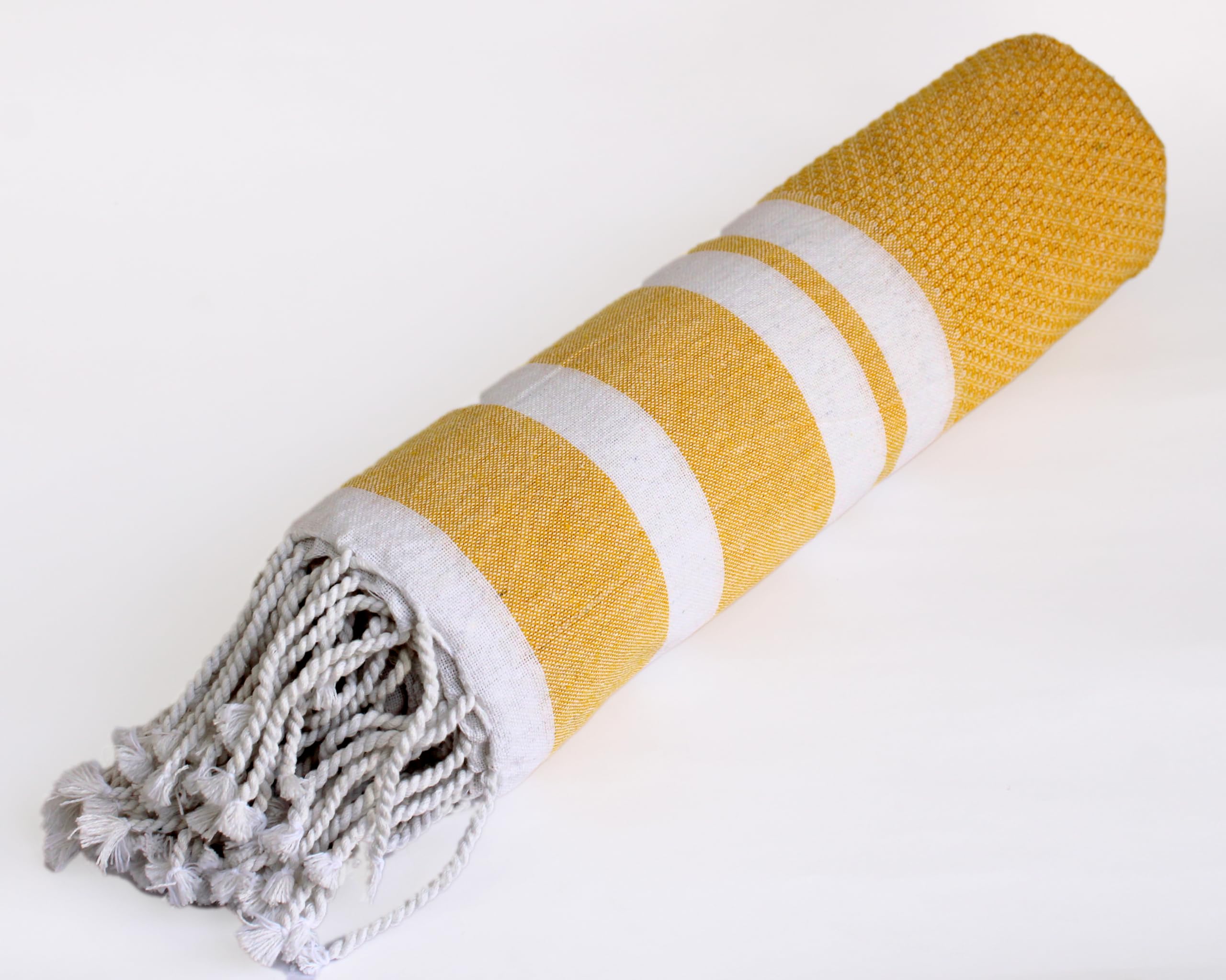 Superior Absorbent 100% Cotton Bath Towel - Ideal for Beach & Travel, Quick-Dry, Lightweight | Fast Drying | Multi-Purpose Towels | Striped