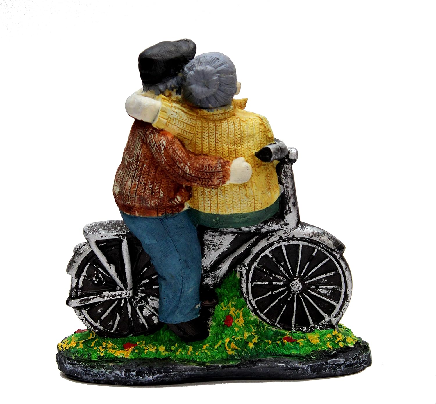 eSplanade Resin Dada Dadi Showpiece Brings Goodluck, Fengshui, Vastu for Home Decor