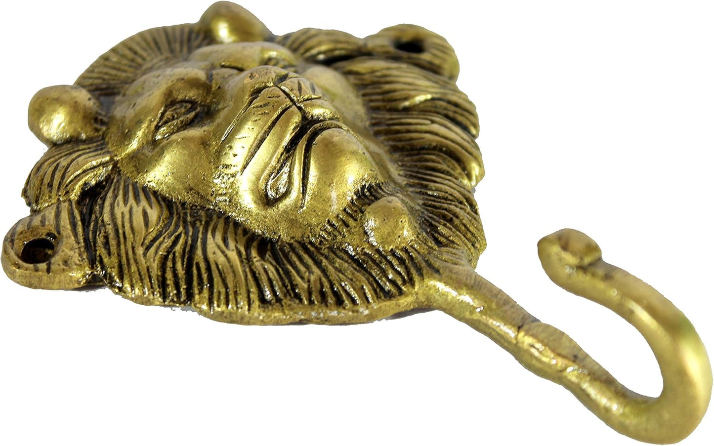 eSplanade Lion Brass Hook | Key Holder | Wall Hooks | Towel Hook/Hanger - Home Decor & Home Organisers