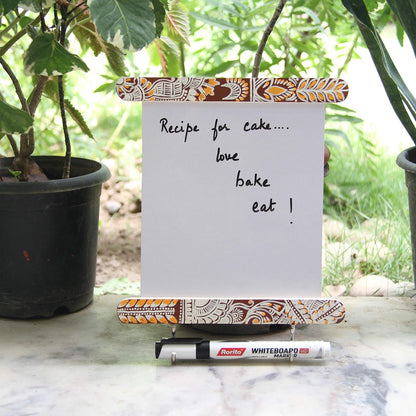 IVEI Utility Fridge Magnet with a Dry Erase Board - Budget Gifts - Unique Ideas - whiteboard (Mandala, Green, Yellow, Multicolor)