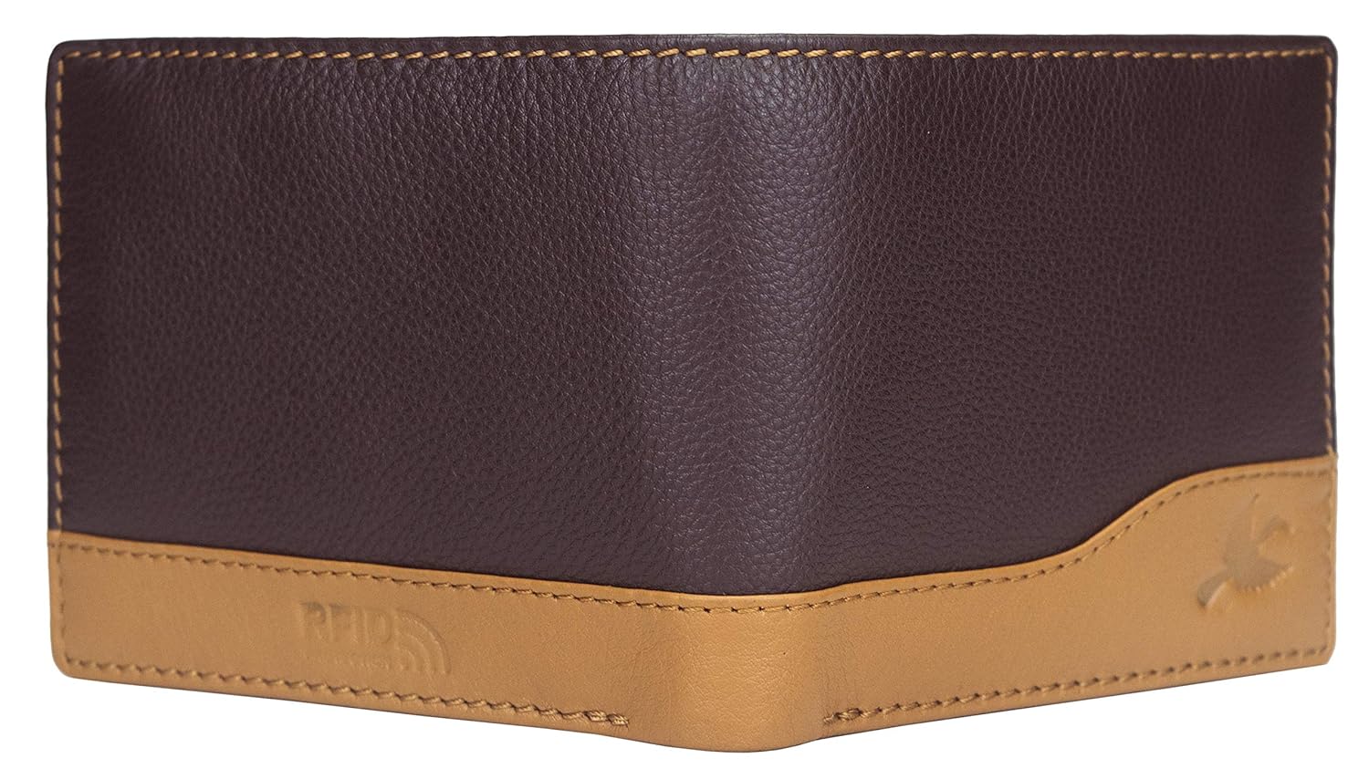 HORNBULL Men's Buttler Genuine Leather RFID Blocking Wallet (114 BRN)