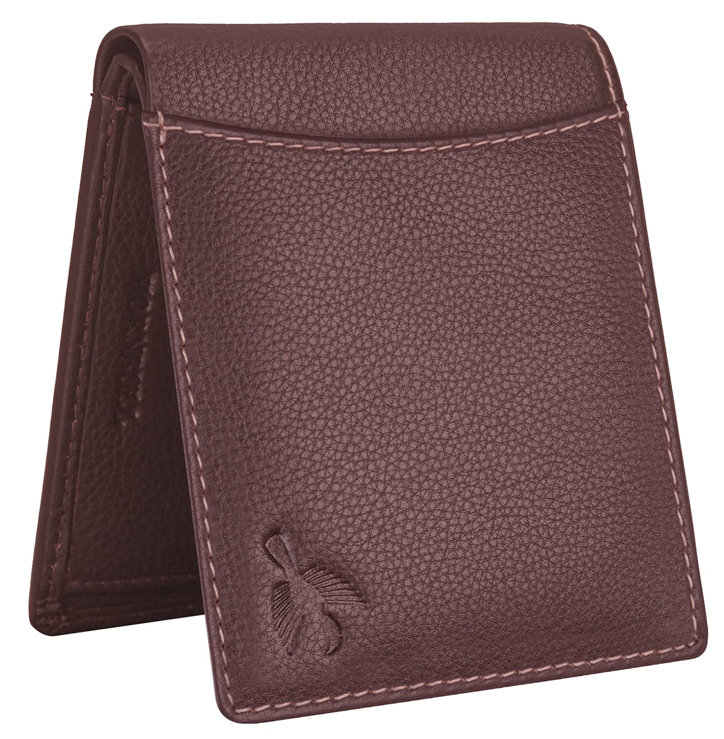 HORNBULL Leather Men's Combo Brown Wallet and Belt | Gift Combo for Men's | Diwali Gift Hamper Set for Men's | Wallets Men's Bw6995
