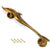 eSplanade Brass Designer Handle | Home Decor | Door Decor | Brass Door Pulls (Leaf Pair)