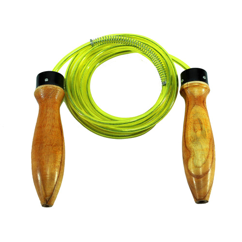 StonKraft Skipping Rope for Men/Women for Gym/Weight Loss | Wooden Handle, Steel Wire PVC Coated Rope