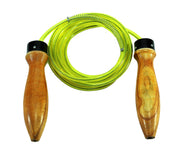StonKraft Skipping Rope for Men/Women for Gym/Weight Loss | Wooden Handle, Steel Wire PVC Coated Rope