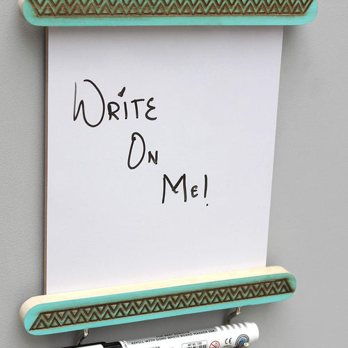 IVEI Utility Fridge Magnet with a Dry Erase Board - Budget Gifts - Unique Ideas - whiteboard (Mandala, Green, Yellow, Multicolor)