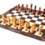 StonKraft - Big Size 19" x 19" Genuine Leather Chess Board | Roll-up Tournament Chess | Black