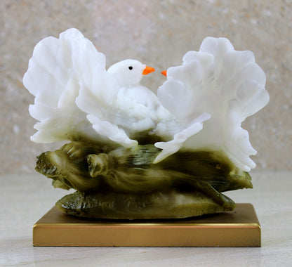 eSplanade Love Birds Showpiece | Bird Statue Romantic Couple Gift Decorative Showpieces Items (Multicolour)