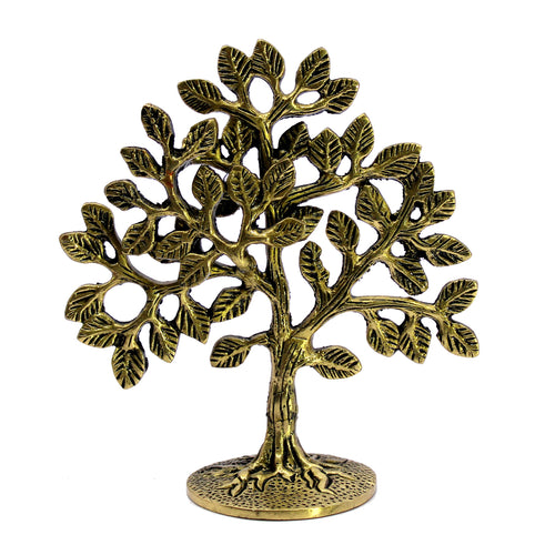 eSplanade Brass Tree of Life - Home Office Decor Spiritual Gift | Golden - 6.5