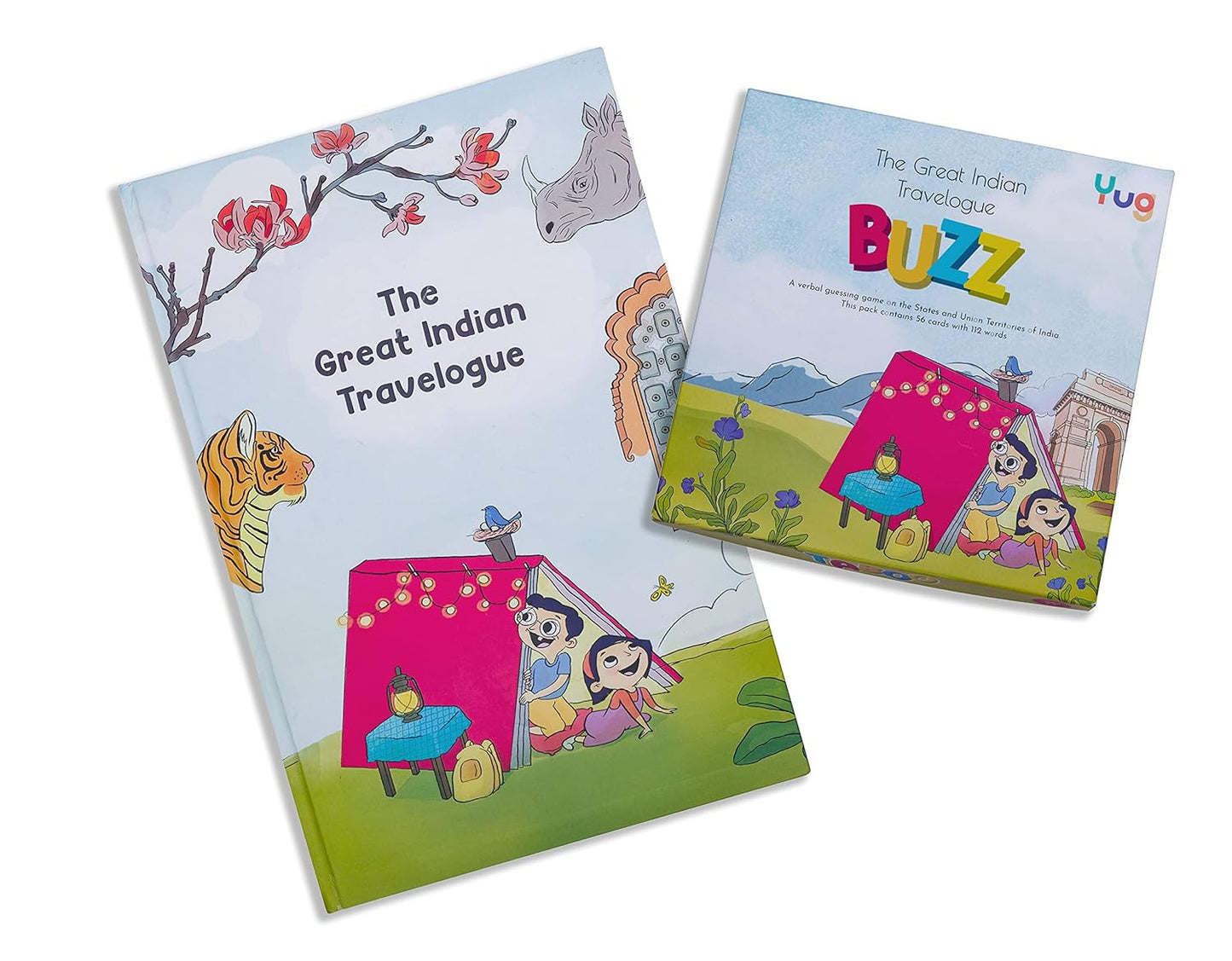 The Great Indian Travelogue and Buzz Bundle | Children's early learning picture book | Yug Books