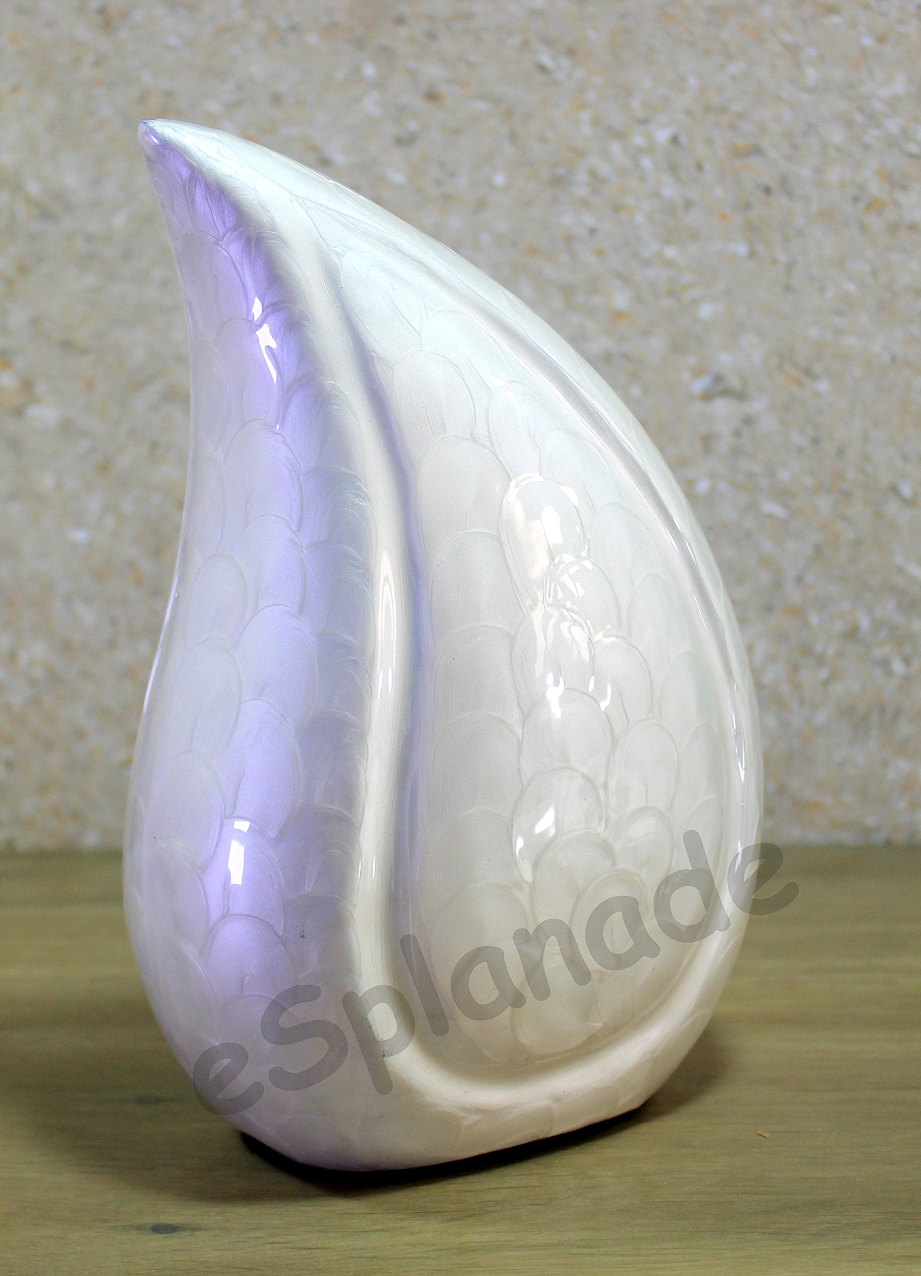eSplanade Teardrop Cremation Urn Memorial Container Jar Pot | Cremation urn | Metal urn | Burial urn