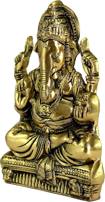 Lord Ganpati Ganesha Ganesh Murti Moorti Idol Statue Sculpture Wall Hanging for Home Temple Home Decor