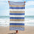 Ultra-Absorbent 100% Cotton Bath Towel - Ideal for Beach & Travel, Quick-Dry, Lightweight | Fast Drying | Multi-Purpose Towels | Striped (Pink)