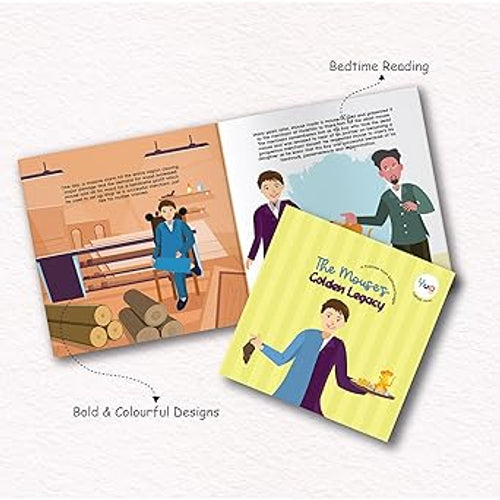 Yug Folk Books: The Mouse’s Golden Legacy - No one can change your destiny if you work hard enough! Includes Engaging Activity for Kids. Ages 3 - 8 years. Perfect for Gifts too.