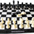 StonKraft - Big Size 19" x 19" Genuine Leather Chess Board | Roll-up Tournament Chess