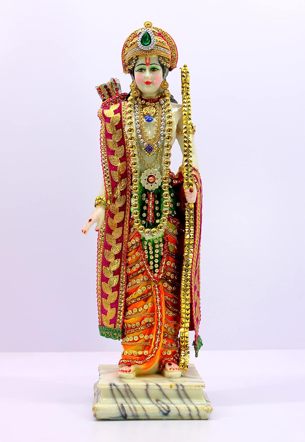 eSplanade Ram ji Shri Ram Murti Idol Statue Sculpture | Decorative Idols - Home Decor | Resin - Multi - 18" Inches (Big Size)