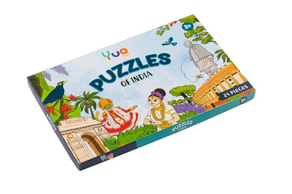 Gift Combo 2 - The Great Indian Travelogue & Puzzles of India Monuments & Jungles