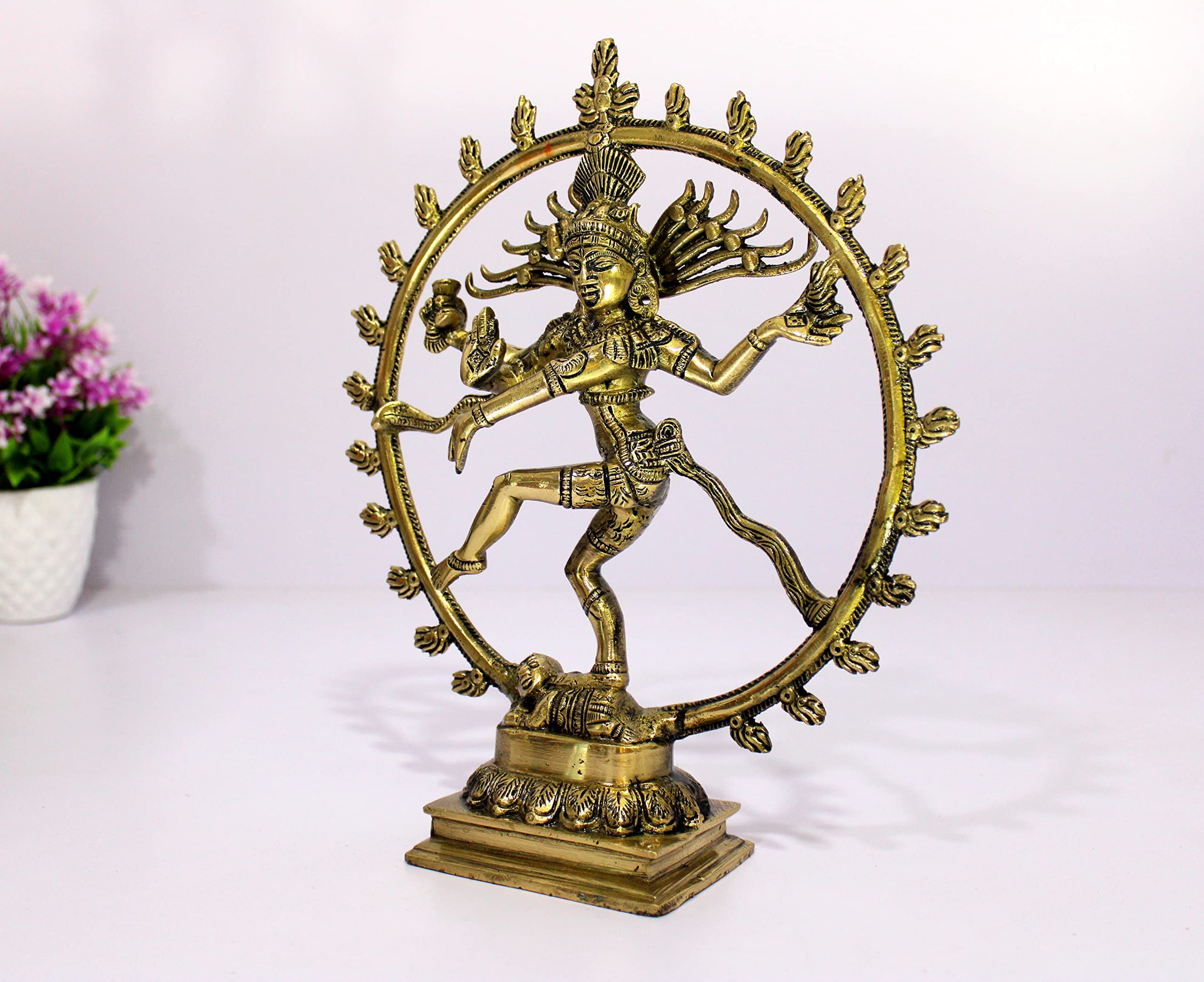 ESPLANADE Brass Natraj Murti Statue Idol Sculpture Shiva - The of Dance Natrajan, Home Decor Figurines