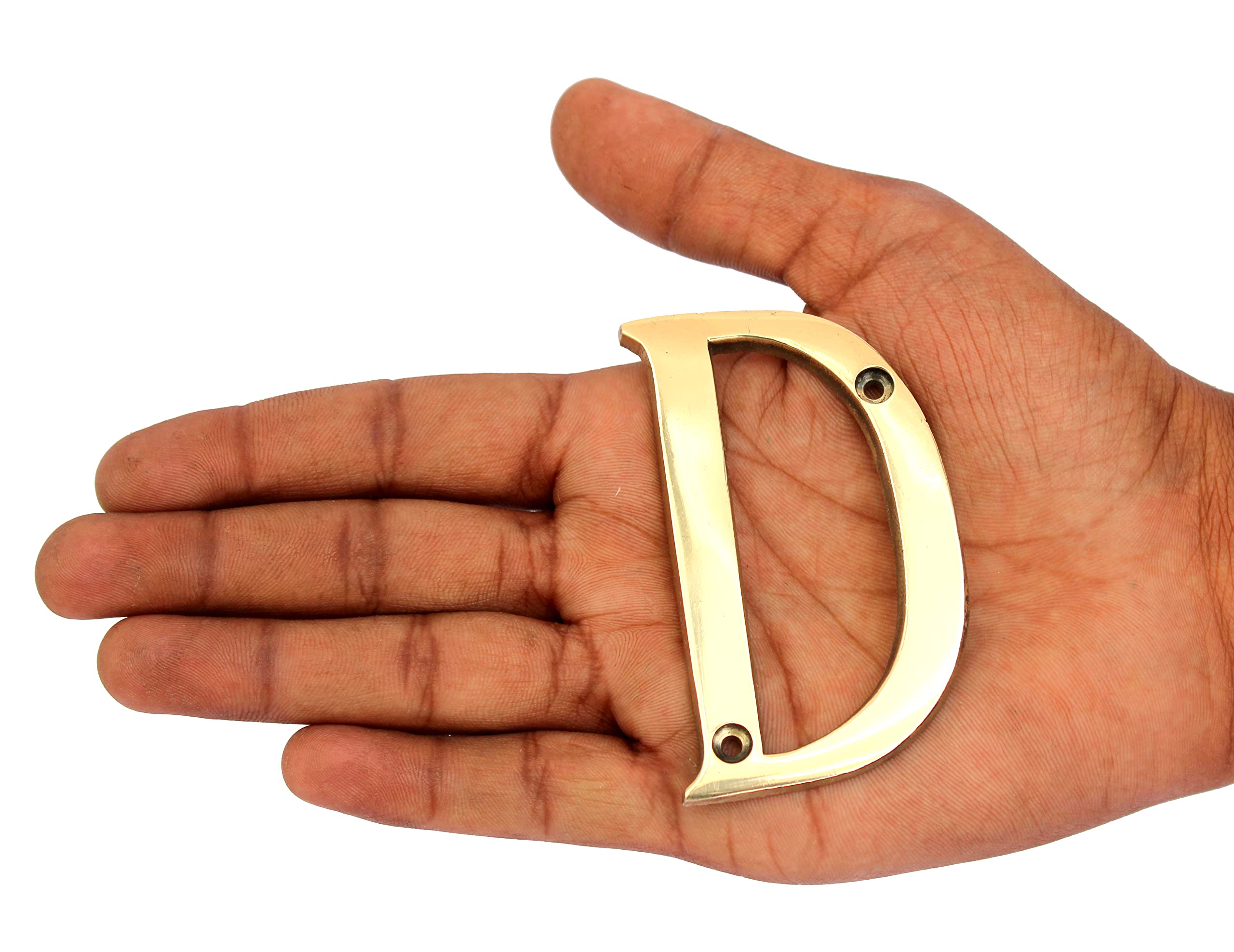 eSplanade - Brass House Hotel Door Name Alphabets - Wall Door Plaque Letter Alphabets - 3" Inches - Golden ("All Alphabet-3")