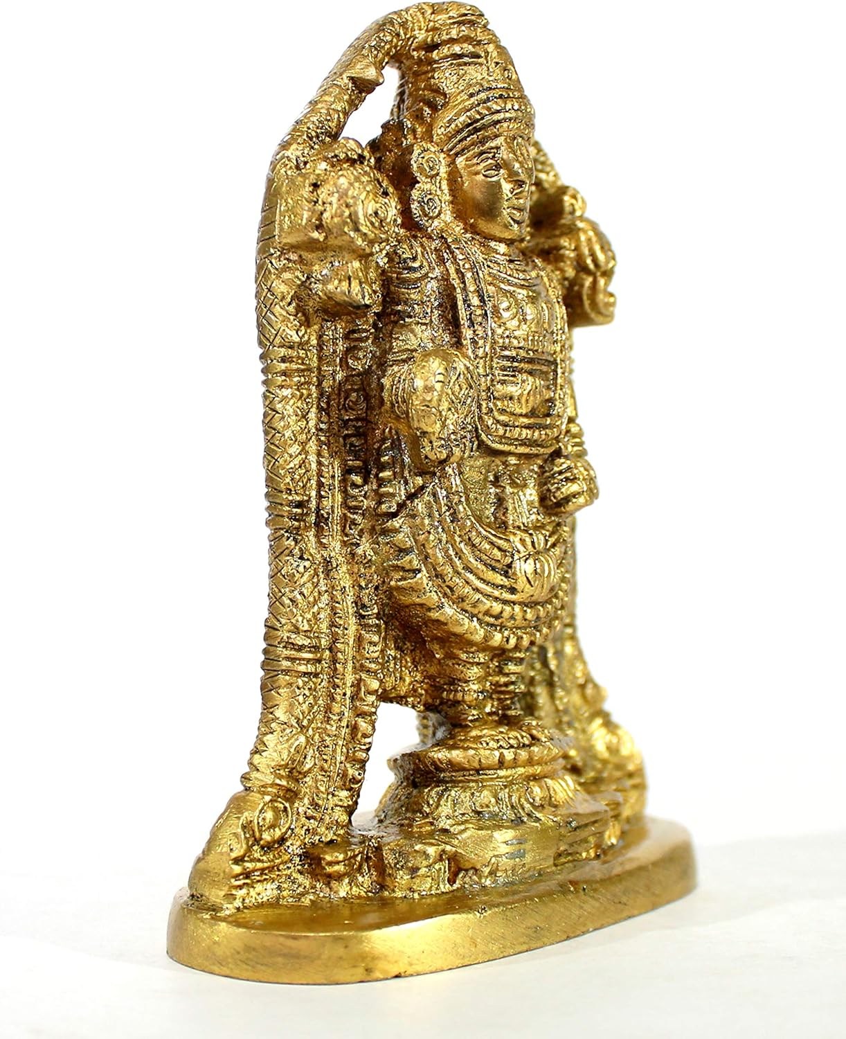 Esplanade - Brass Balaji Venkatesh Tirupati Statue (4.75", Standard, Golden)