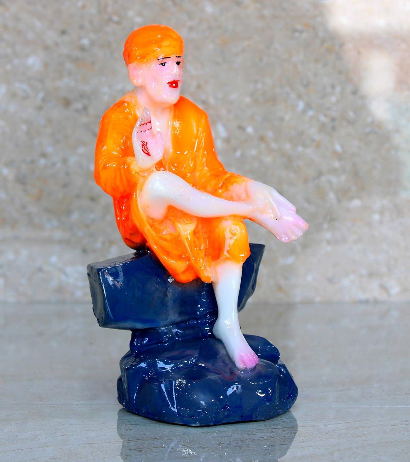 eSplanade 7" Sai Baba Showpiece | Home Decor | Idol | Statue | Figurine | Murti | Statue