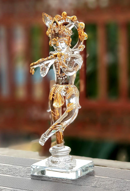 eSplanade - Krishna Kishan Murti Idol Statue Sculpture (Glass)