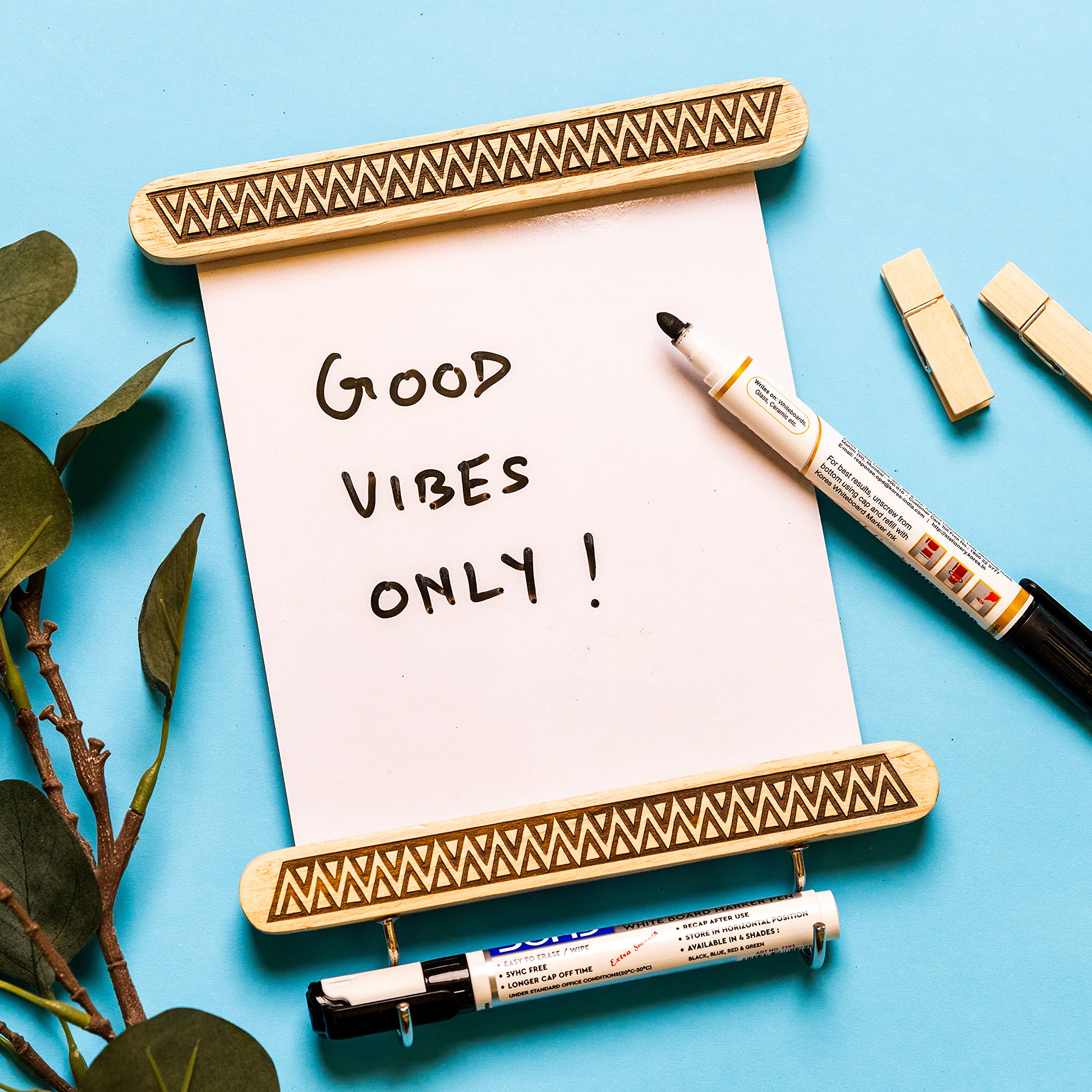 IVEI Utility Fridge Magnet with a Dry Erase Board - Budget Gifts - Unique Ideas - whiteboard (Mandala, Green, Yellow, Multicolor)