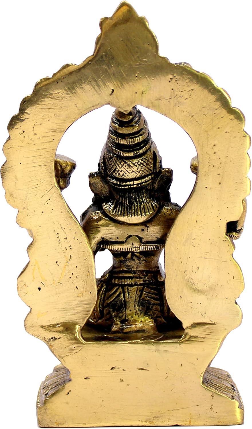 eSplanade Brass Lakshmi Laxmi Goddess Murti Idol Sculpture Statue - Pooja Idols - Home Decor - Golden - 5.9" Inches