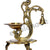 eSplanade - Brass Lotus Shaped Round Dancing Ganesh Diya | Oil Lamp | Home Decor | Brass Diya | Brass Deepam | Brass Lamps | Kuthu Vilakku | Oil Lamp, Lamps for Home and Office