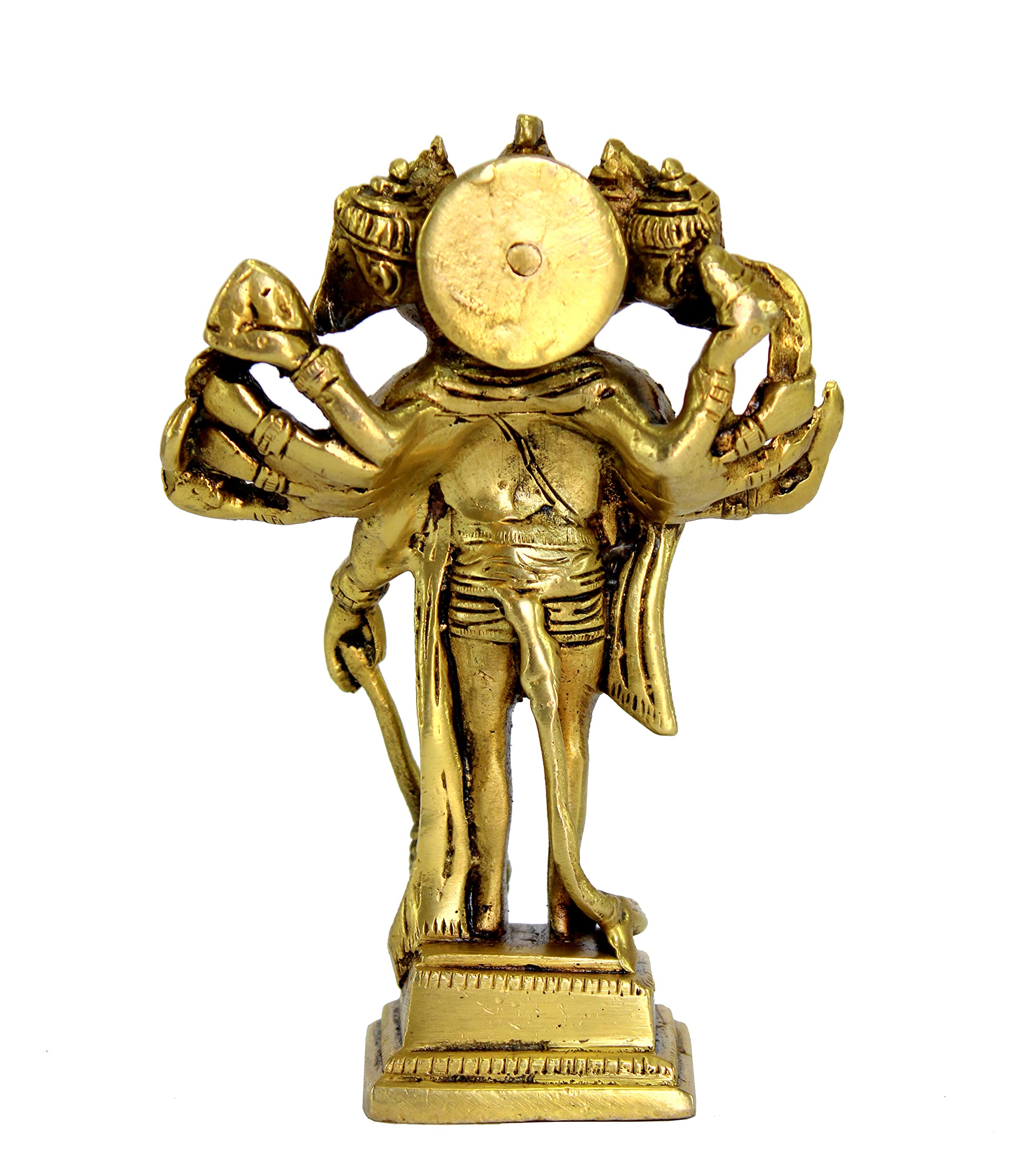 eSplanade Brass Panchmukhi Hanuman Anjaneya Pavan Putra Bajrangbali Idol Murti Moorti Statue