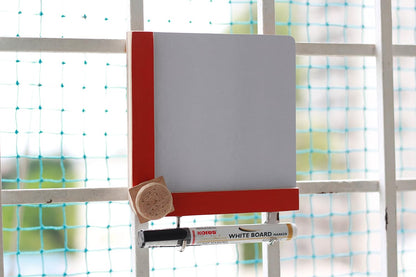 IVEI -Whiteboard magnet - fridge magnet, dry erase board, quirky utility magnets, to-do boards - Red, 6in X 6in writing space