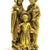 StonKraft Brass Holy Family of Mother Mary, Joseph, Jesus Christ Idol Statue Sculpture - (7.5" Inches Height)