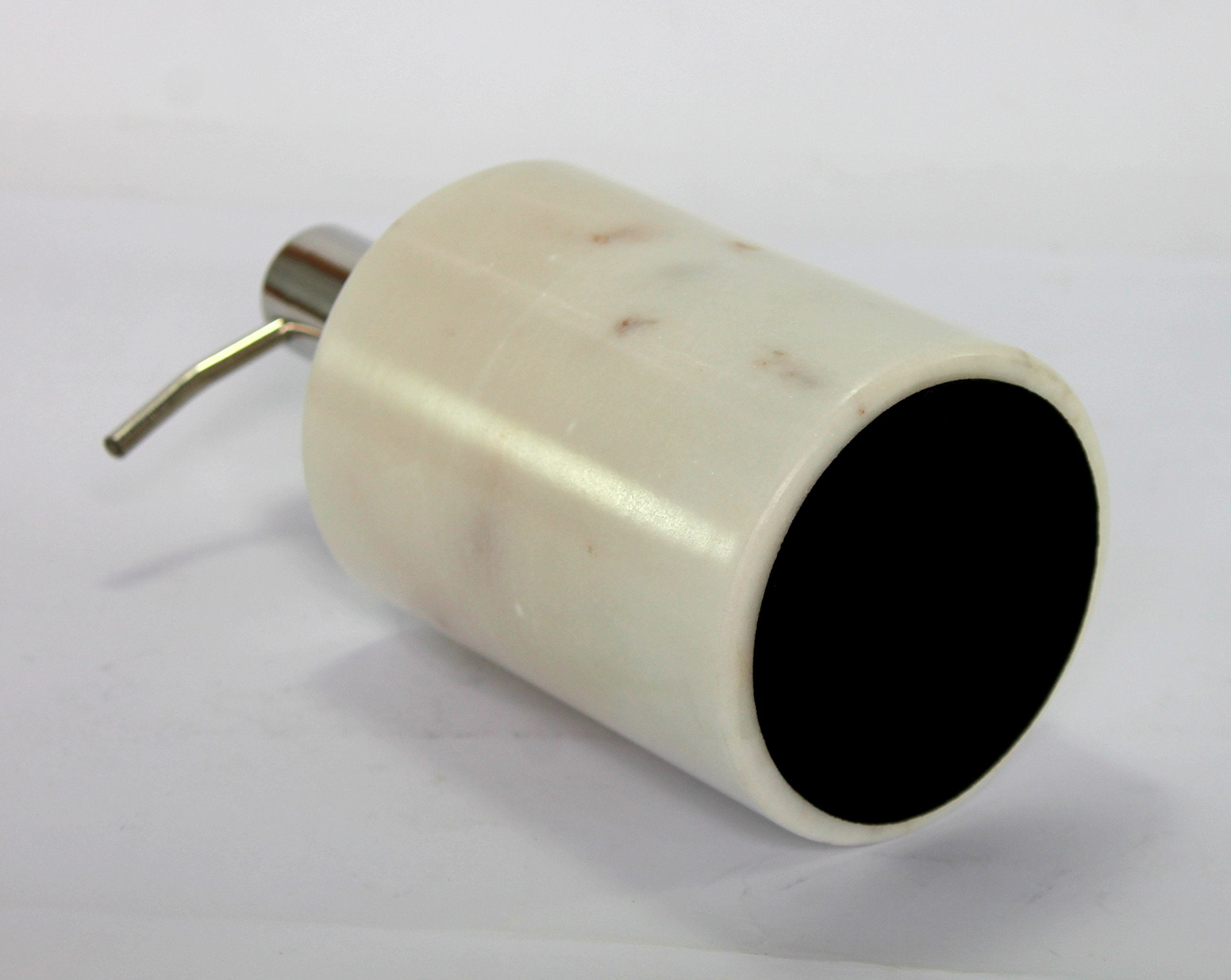 KLEO Marble Soap/Lotion Dispenser - Stone Bathroom Accessories Set Marble Bath Set