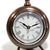 eSplanade European Style Vintage Clock Table Desk Shelf Clock - Metal - Chrome Finish - 7" Inches