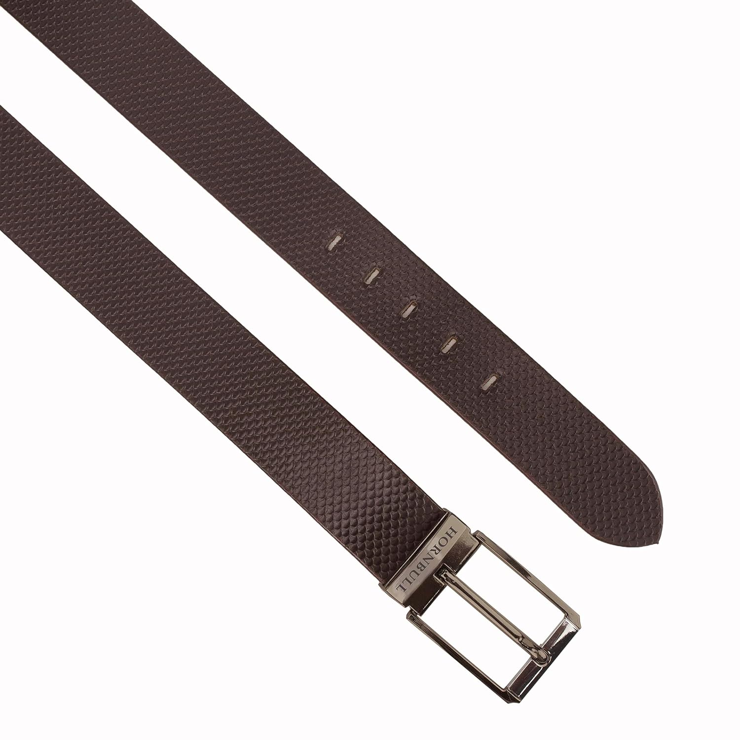 HORNBULL Men's Brown Wallet and Belt Combo | Valentine's Day Gift Set for Men | Mens Leather Wallet | Wallets Men Leather BW69187