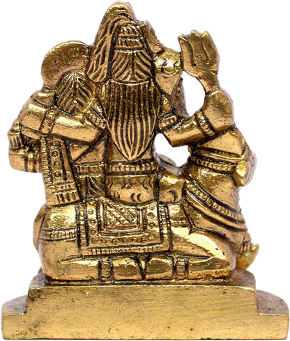 ESPLANADE Brass Idol Car Dashboard God Idol for Home for Desk Decor | Antique Decor Item | Home Decor Gift Showpieces