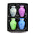 eSplanade- Cremation Mini urn Keepsake Memorial | Set of 4 Small urns for Ashes Funeral Burial Container jar Pot