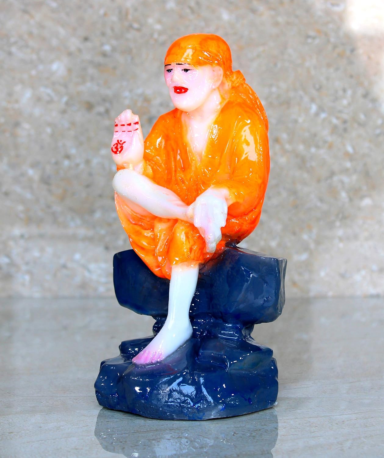 eSplanade 7" Sai Baba Showpiece | Home Decor | Idol | Statue | Figurine | Murti | Statue