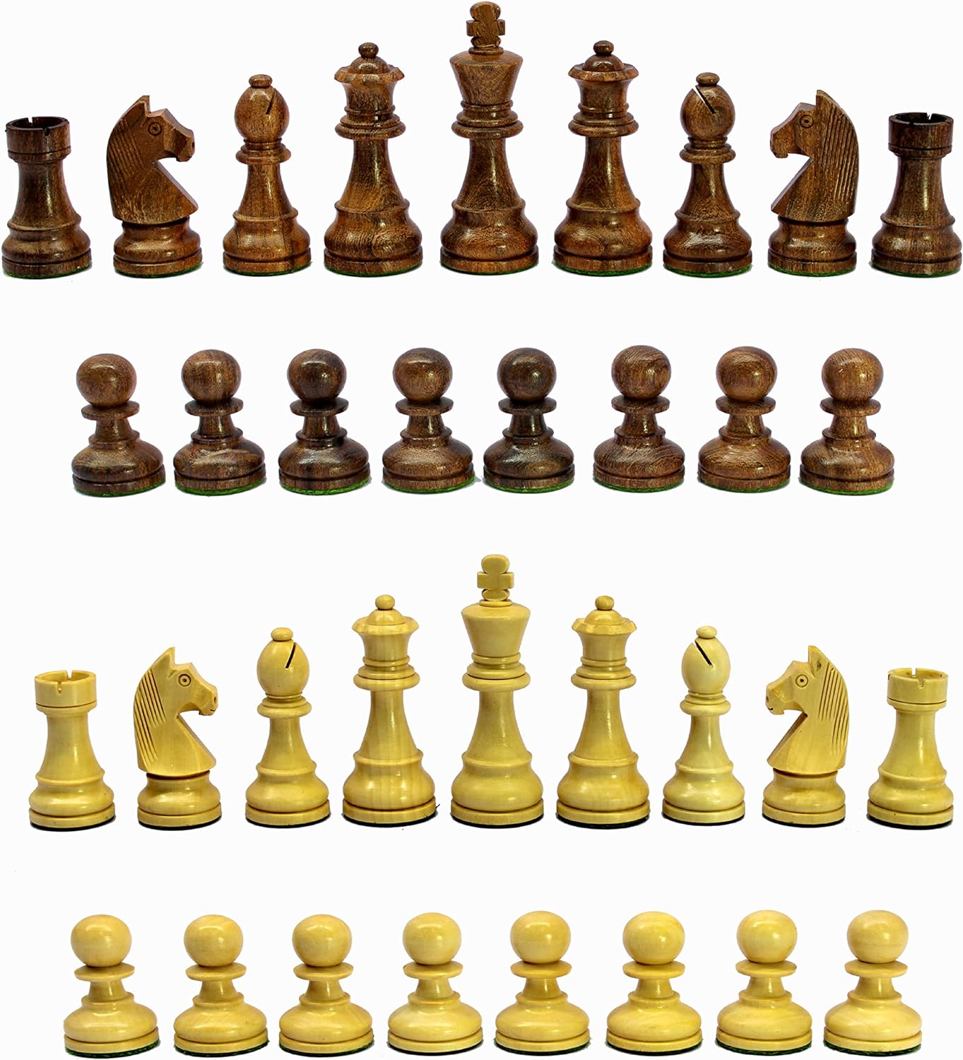 StonKraft - 19" x 15" (Chess Board Size 12" x 12") Roll-Up Leather Chess Set with Wooden Chess Pieces | Comes with Innovative Carry Pouch