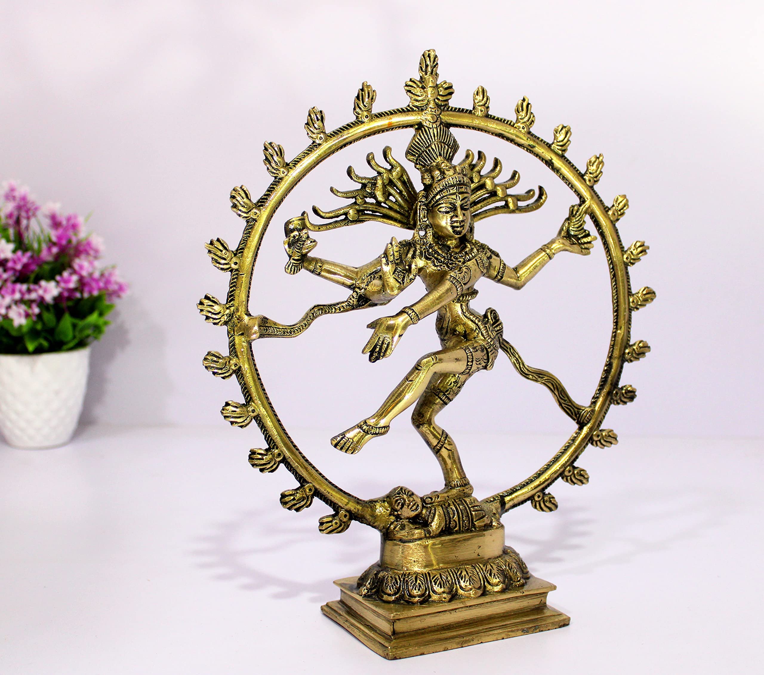 ESPLANADE Brass Natraj Murti Statue Idol Sculpture Shiva - The of Dance Natrajan, Home Decor Figurines