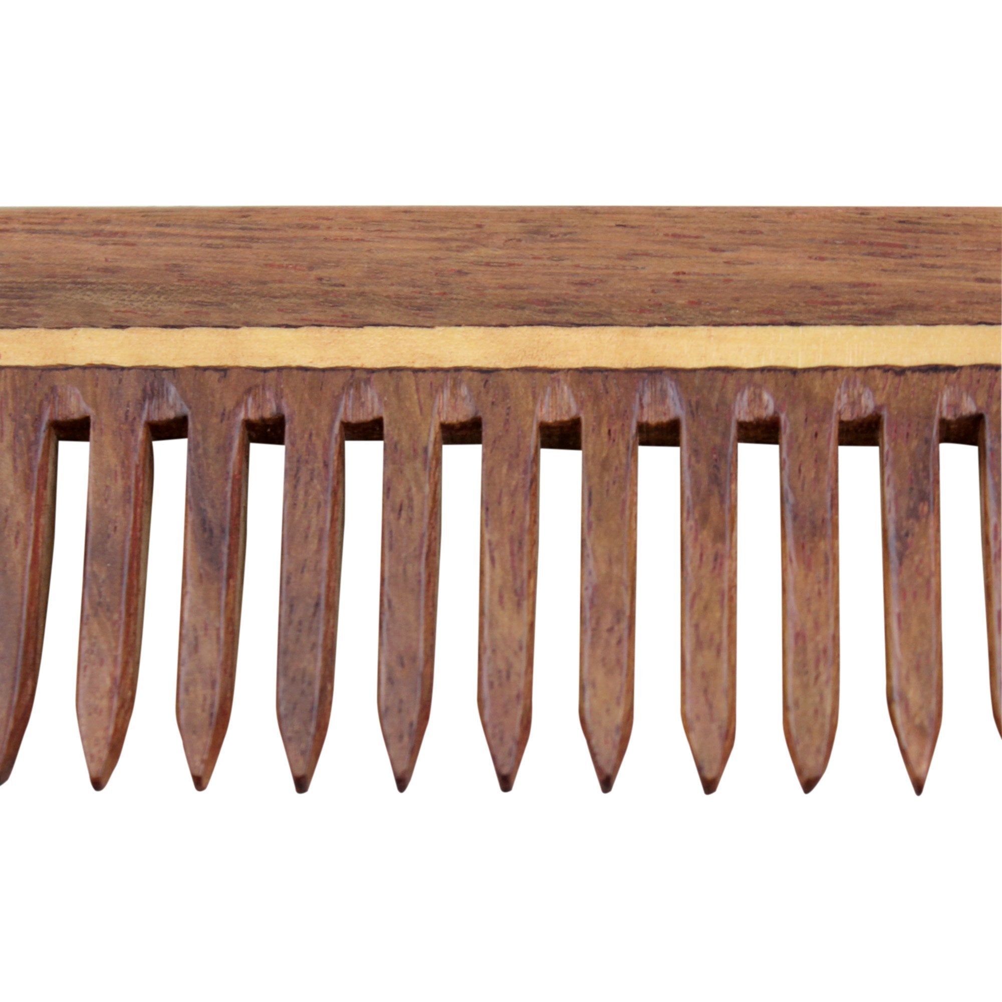 Esplanade Handmade Hair Care Wooden Tooth Anti Static Comb, Set of 3, Made of Sheesham (Rosewood)