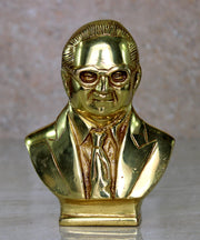 eSplanade 5.25" Brass Dr. B. R. Ambedkar Ambedker Bust Idol Statue Murti