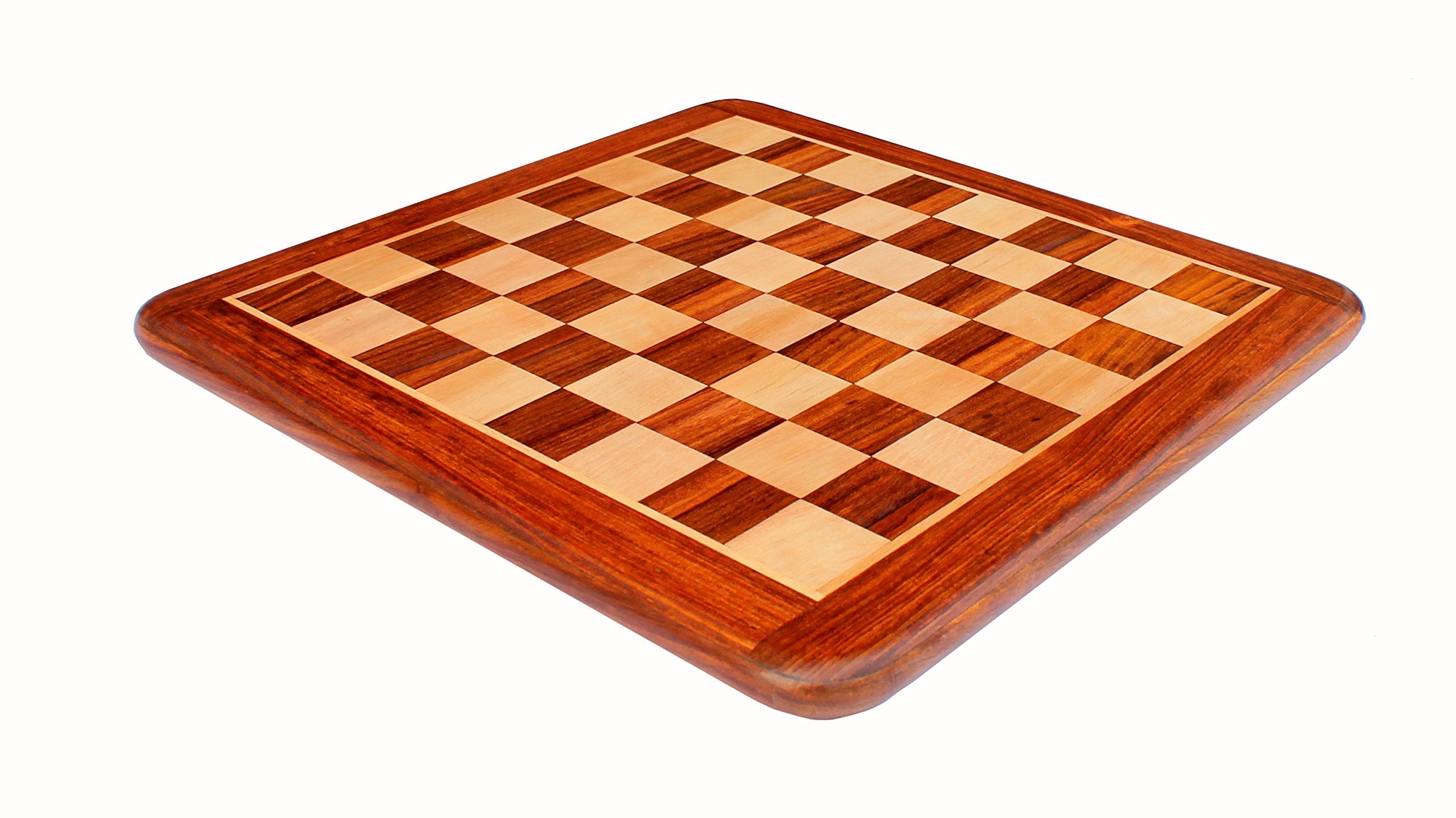 StonKraft Wooden Chess Board Without Pieces for Professional Chess Players - Appropriate Wooden & Brass Chess Pieces Chessmen Available Separately by Brand (14", 16",21"- Acacia Wood)