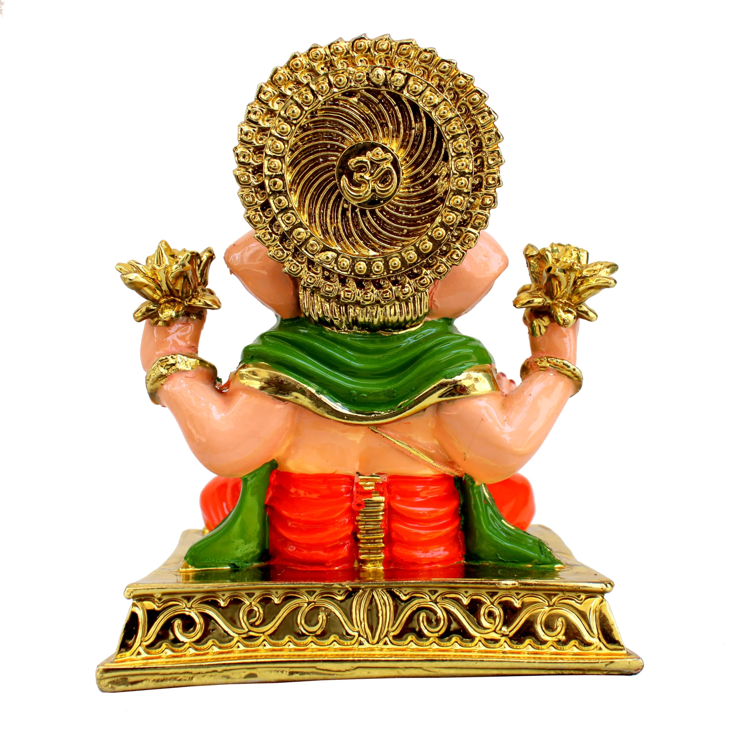 ESPLANADE Resin Ganesh Ganesha Idol Murti (Lotus)