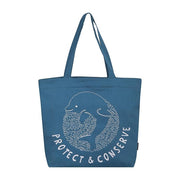 SKAPADORO Canvas Big Zip Handbag Tote,100% Cotton, Inner pocket, Unisex Embroidered Comfortable Bag for Travel Office Beach Shopping, Easy to Wash Trendy Everyday Shoulder Bag