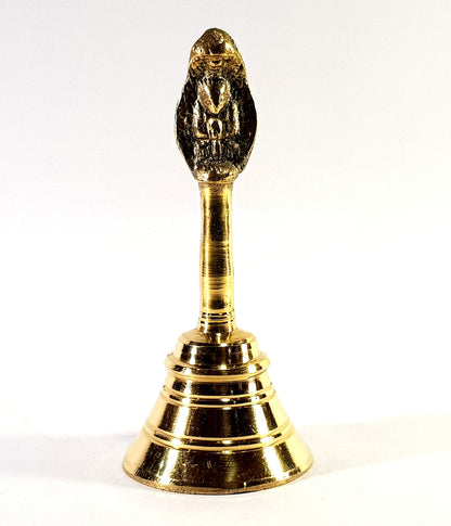 eSplanade - 6" Brass Bell or Ghanti, for Poojan/Pooja/Puja Purpose, Spiritual Gift Item, Home Decor or for daily worship