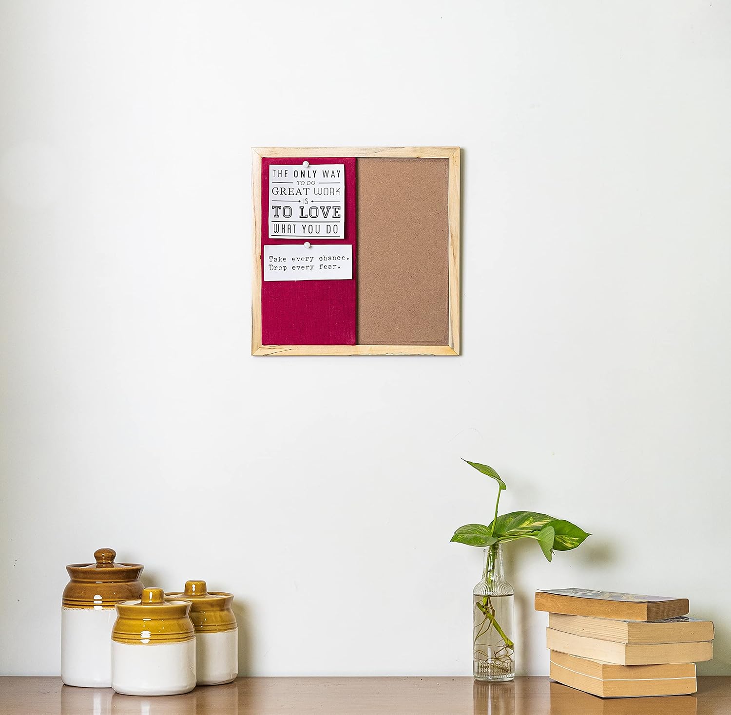 IVEI DIY Pin Board - Green -Wooden Craft - Hobby Board for Painting Wood Sheet Craft, Decoupage, Resin Art Work & Decoration